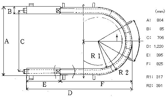 Item：Graphite electrode grasper　Specification：Graphite electrode grasper