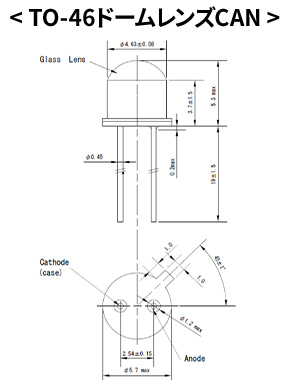 TO-46ﾄﾞｰﾑﾚﾝｽﾞCAN