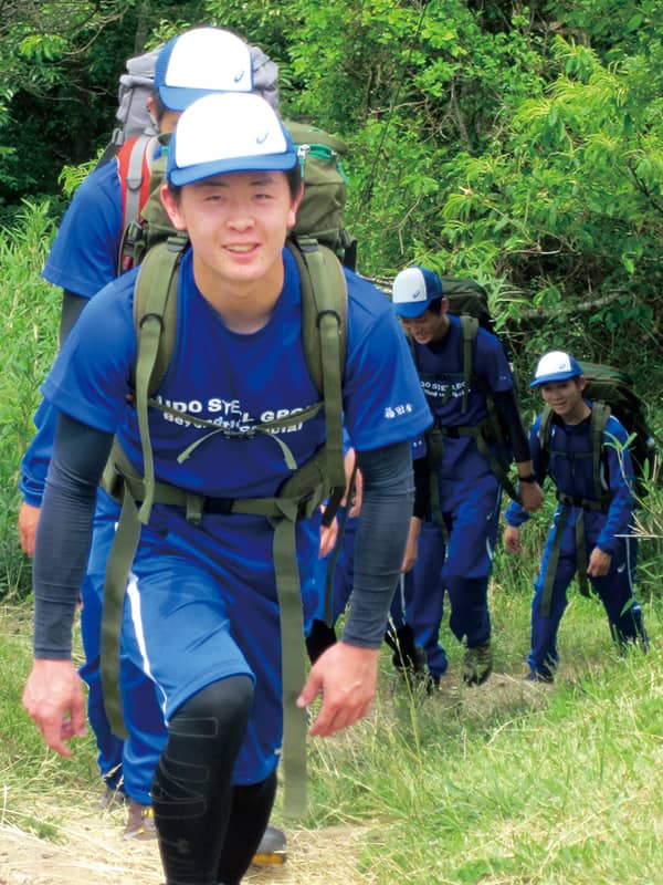 伊吹山登山の様子